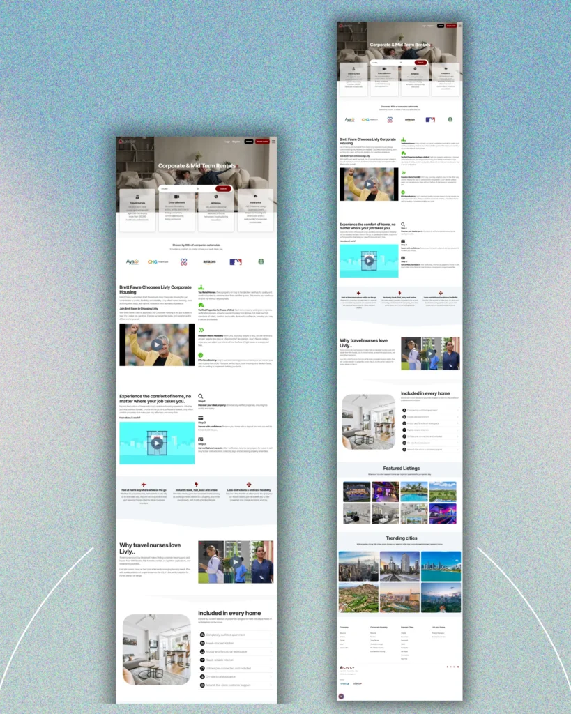 modern website Clean website Conversion-Driven Website website development